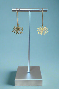 Dandelion Fluff Earrings - Gold