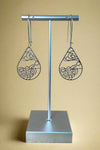 Moon Ocean Earrings - Silver