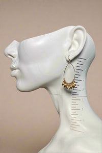 Vintage Fringe Earrings Gold