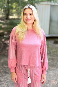Striped Patchwork Top