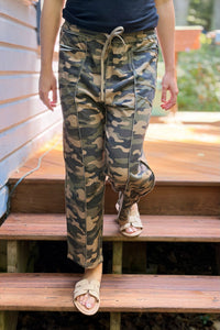 Barrel Fit Utility Pants - Camouflage