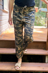 Barrel Fit Utility Pants - Camouflage