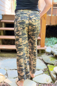 Barrel Fit Utility Pants - Camouflage