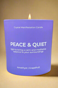 Crystal Candle - Peace & Quiet