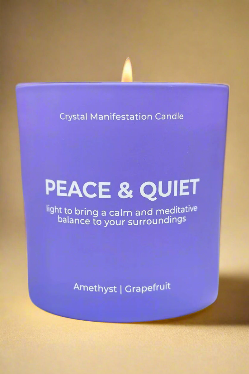 Crystal Candle - Peace & Quiet