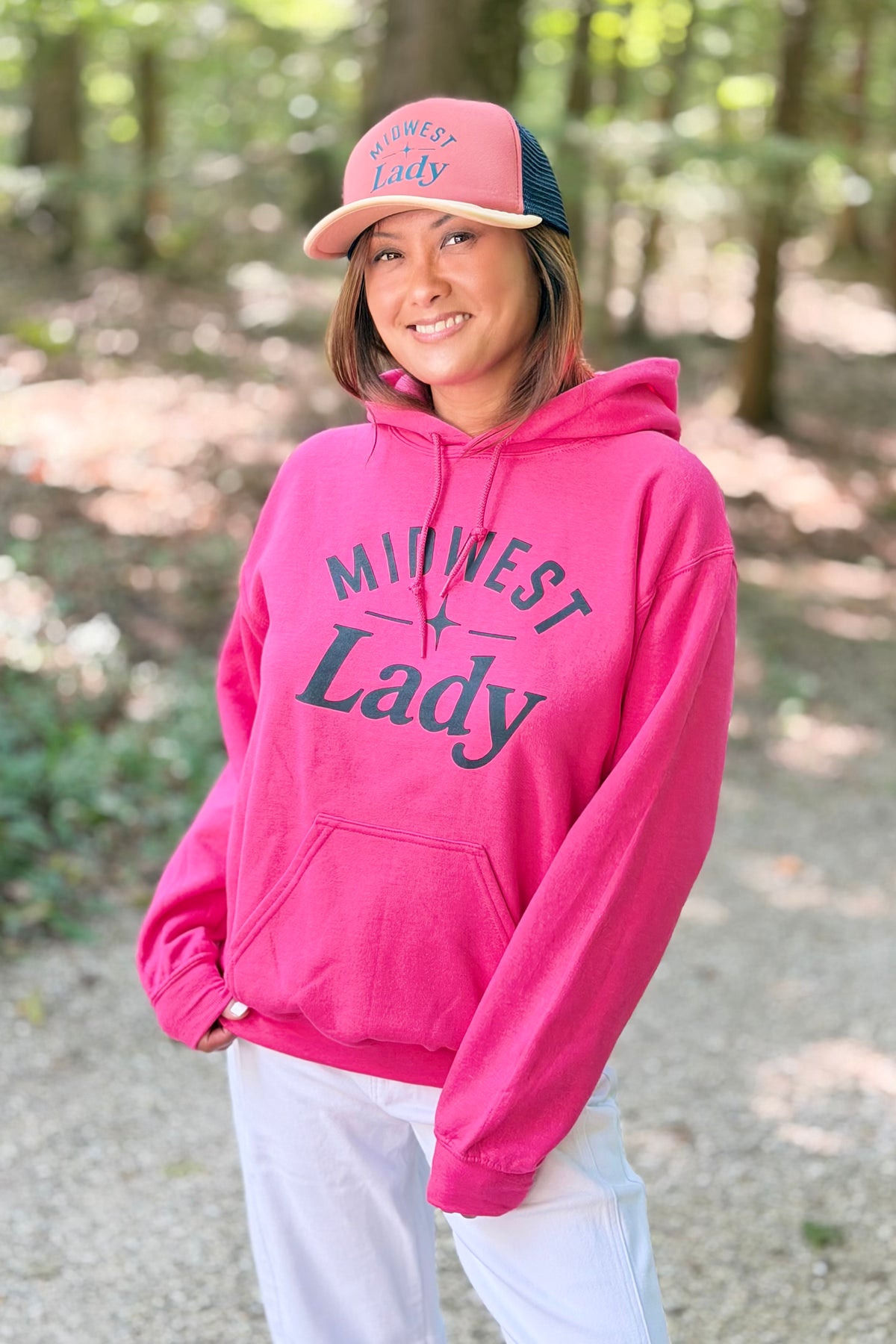 Midwest Lady Hoodie - Pink