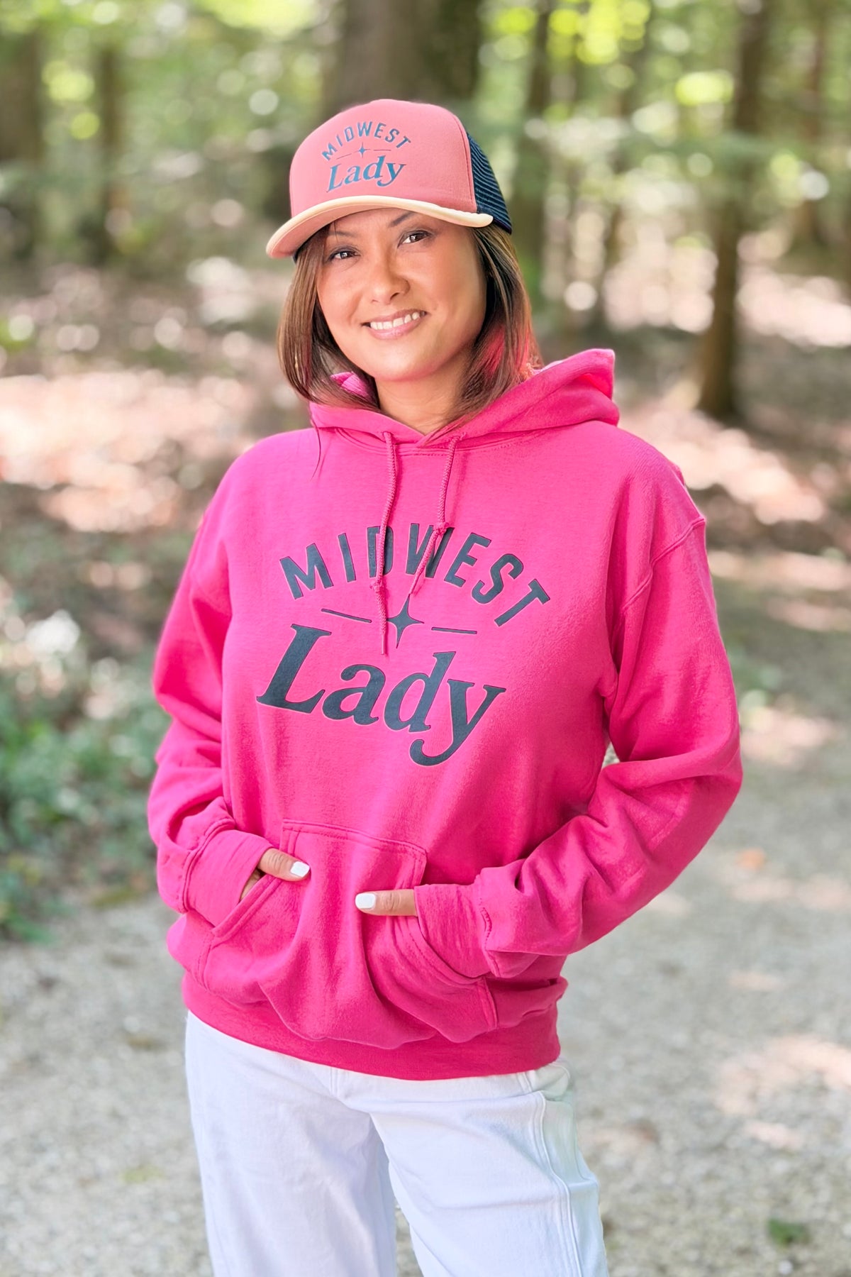 Midwest Lady Hoodie - Pink