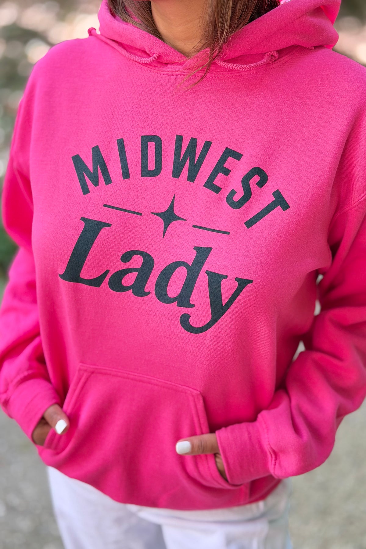 Midwest Lady Hoodie - Pink