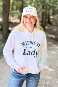 Midwest Lady Hoodie - White