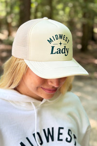 Midwest Lady Trucker Hat - Sand