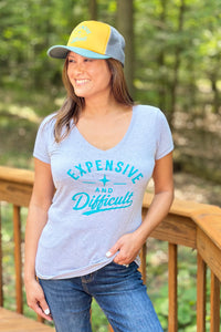 Expensive And Difficult Tee - Grey