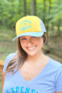 Expensive And Difficult Trucker Hat - Green