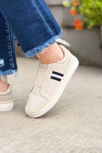 Marcus Slip On Platform Sneakers - Clay