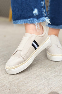 Marcus Slip On Platform Sneakers - Clay