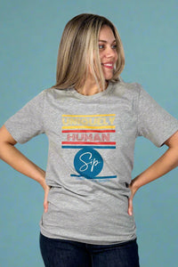 'Uniquely Human' Grey Sip T-Shirt