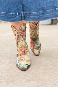 Sorrel Tapestry Western Bootie - Floral