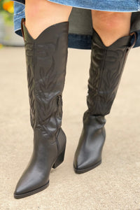 Samara Embroidered Western Boot