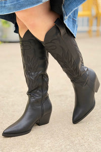 Samara Embroidered Western Boot
