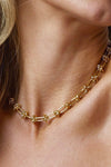 Knot Chain Necklace - Gold