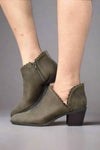 Tessa Bootie - Olive
