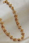 Knot Chain Necklace - Gold