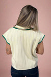 Collared Sweater Vest - Off White