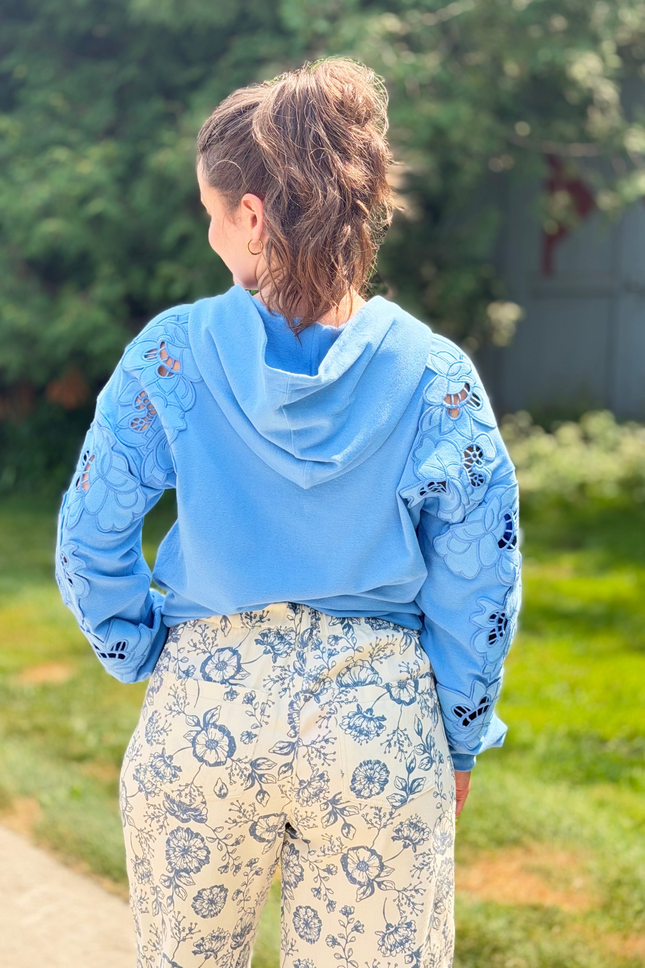 University Full Zip - Love Story Blueberry
