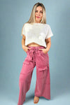 Casual Cargo Pants - Cherry Blossom