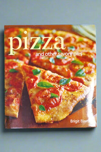 The cover of Pizza And Other Savory Pies, a cookbook by Brigit Binns.