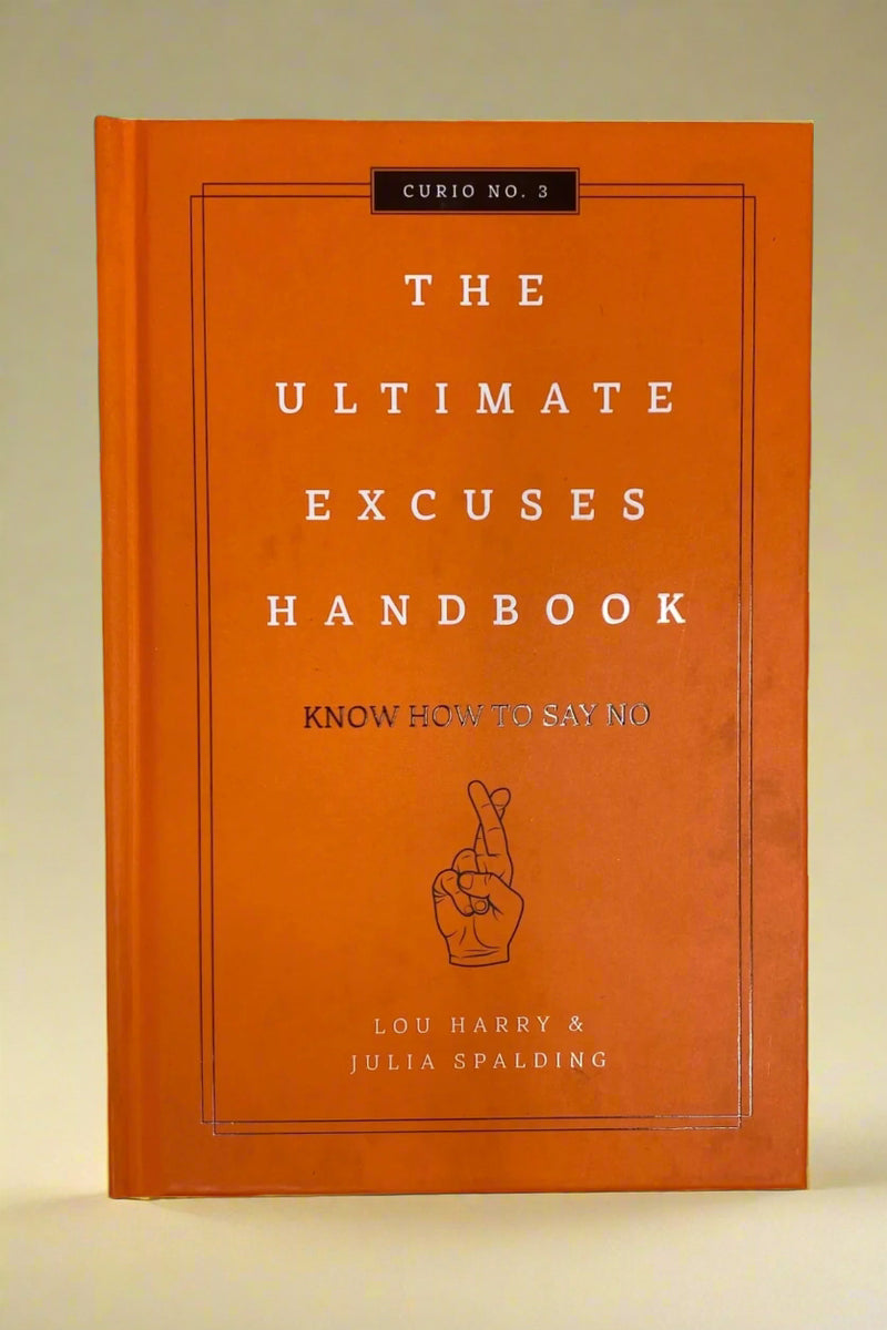 Cover of The Ultimate Excuses Handbook by Lou Harry and Julia Spalding.