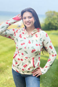 Half Zip Sweatshirt - Cherry On Top