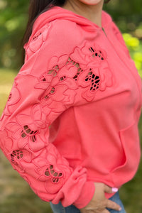 University Full Zip - Love Story Grapefruit