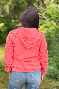 University Full Zip - Love Story Grapefruit