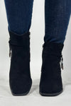 Cammy Heel Bootie - Black