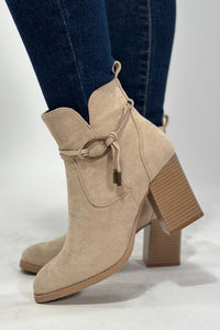Cammy Heel Bootie - Sand