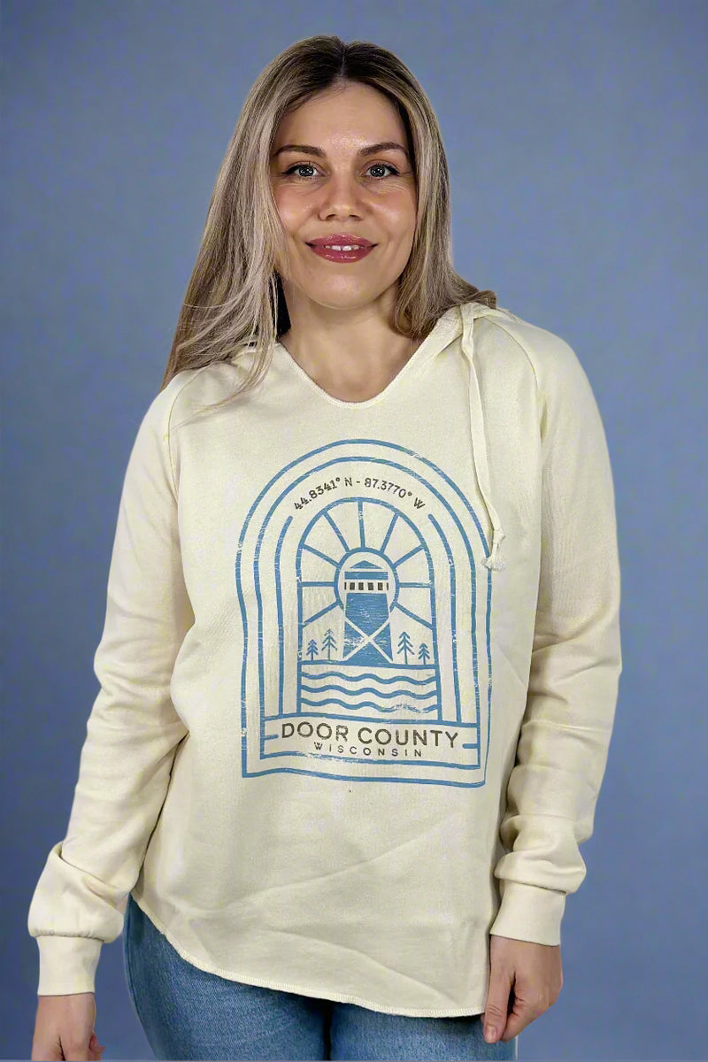 Door County Hoodie - Coordinates - Bone