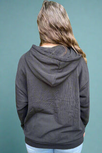 Essential Zip Up Hoodie - Black