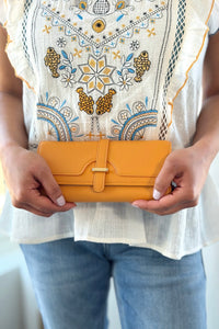 Taylor Wallet - Mustard