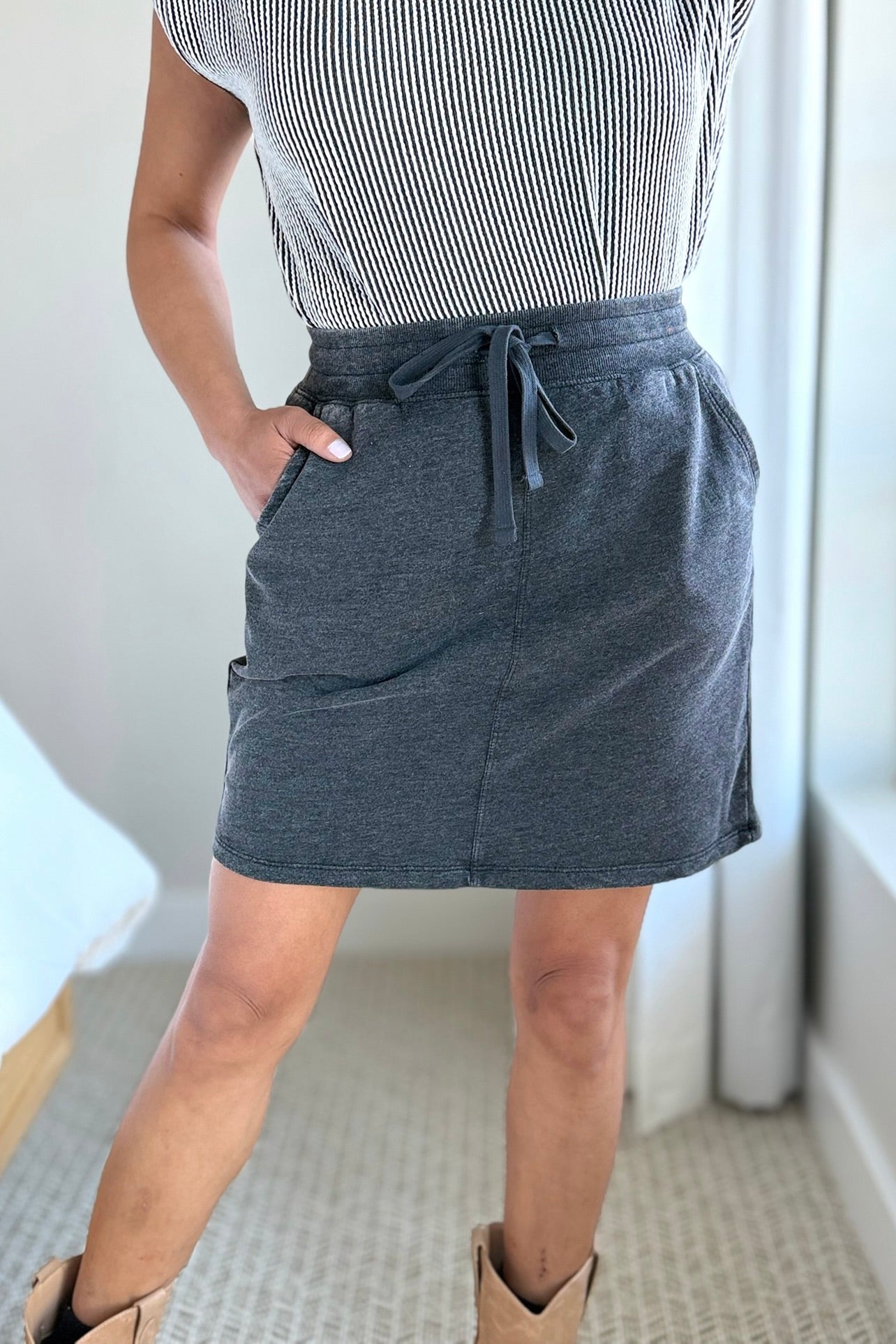 Timber Skirt - Vintage Black