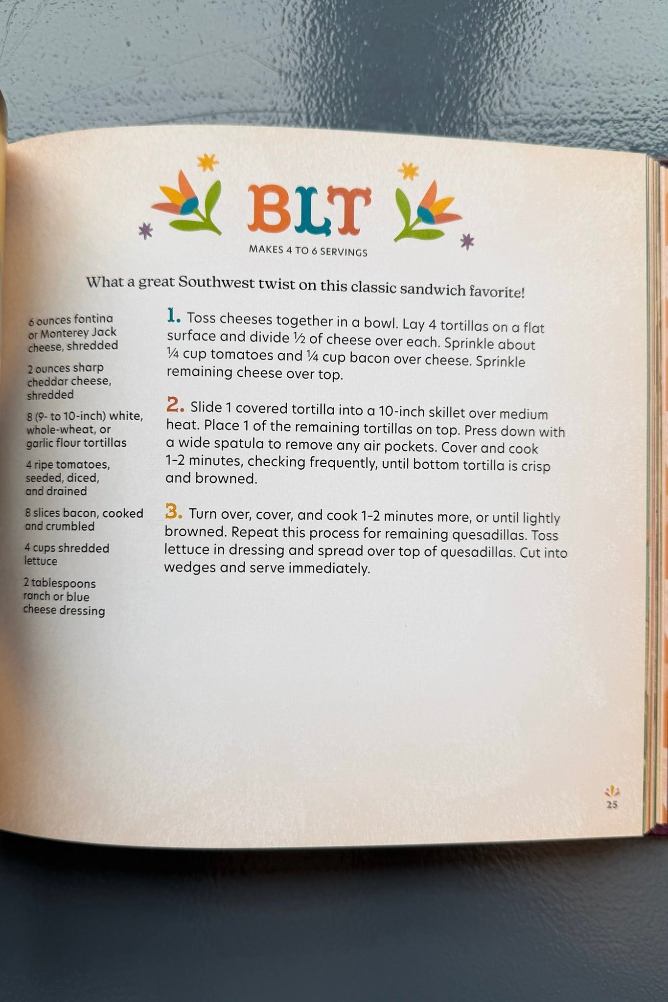 Quesadillas - Cookbook