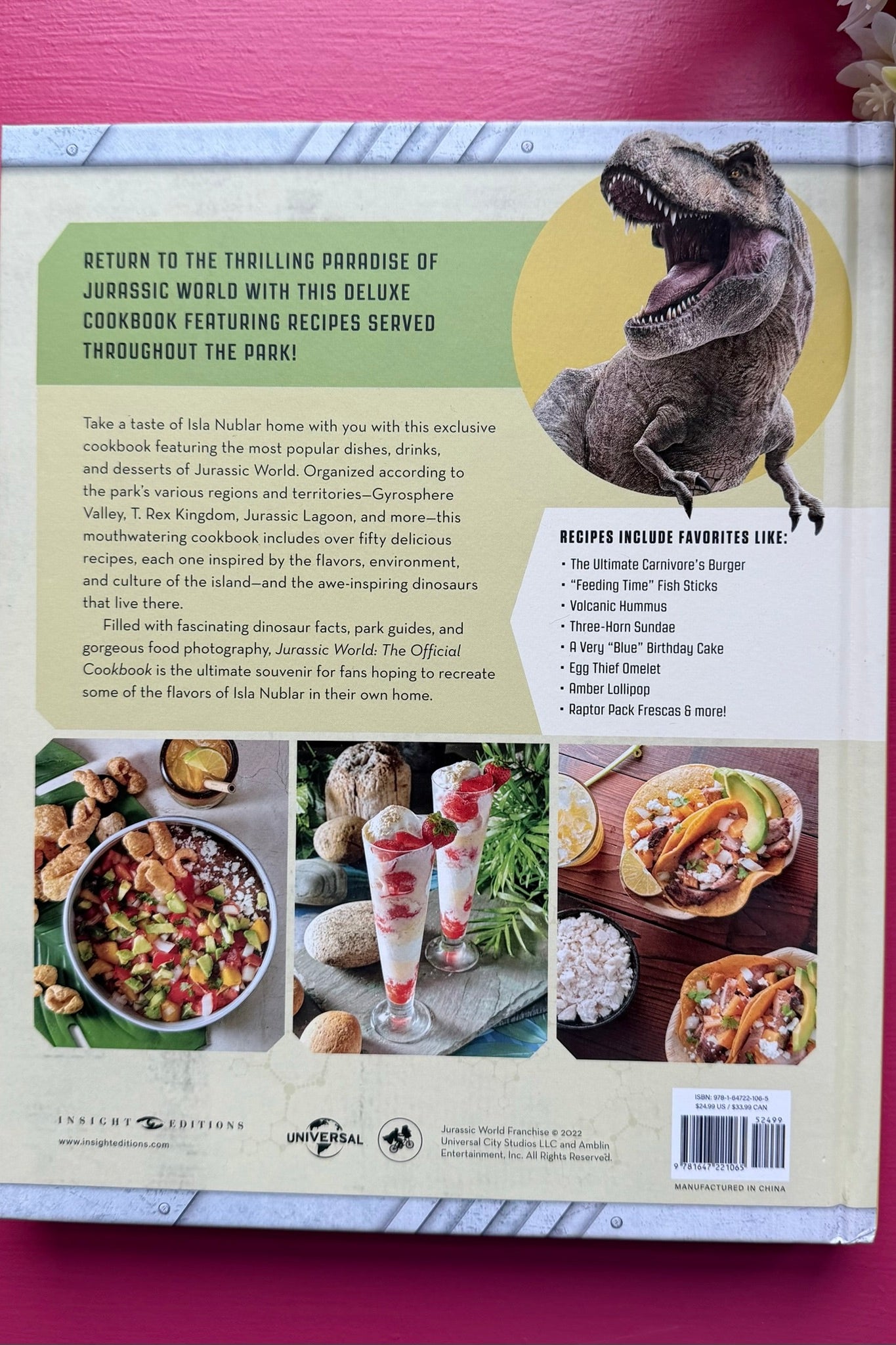 Jurassic World: The Official Cookbook