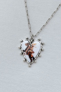 Western Theme Heart Necklace