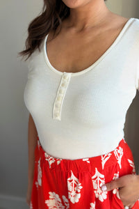 Cali Knit Top - Off White