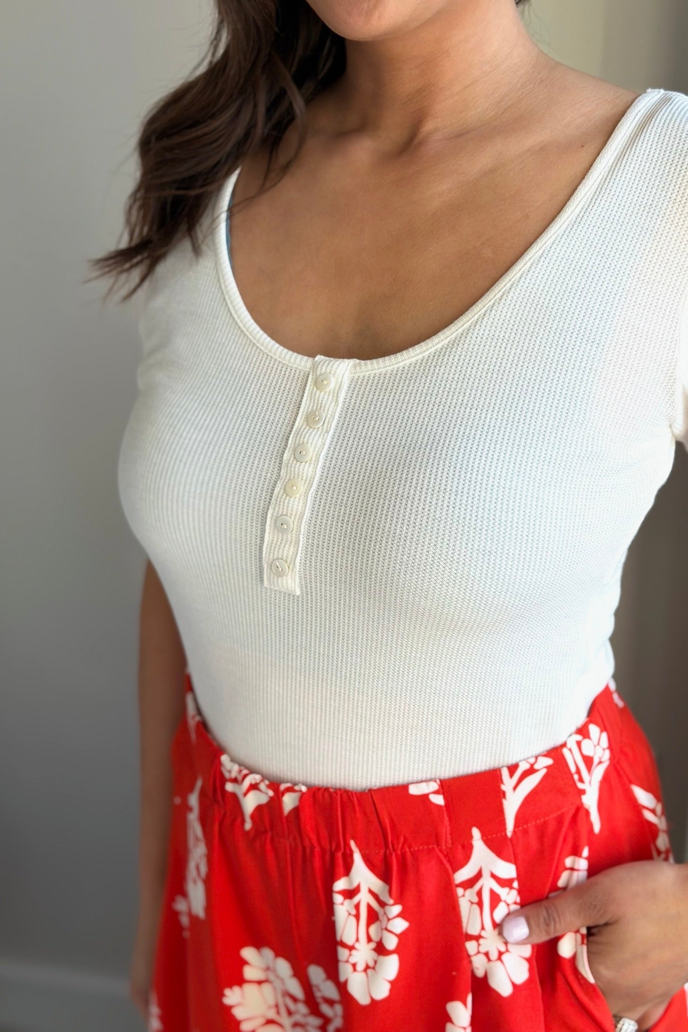 Cali Knit Top - Off White