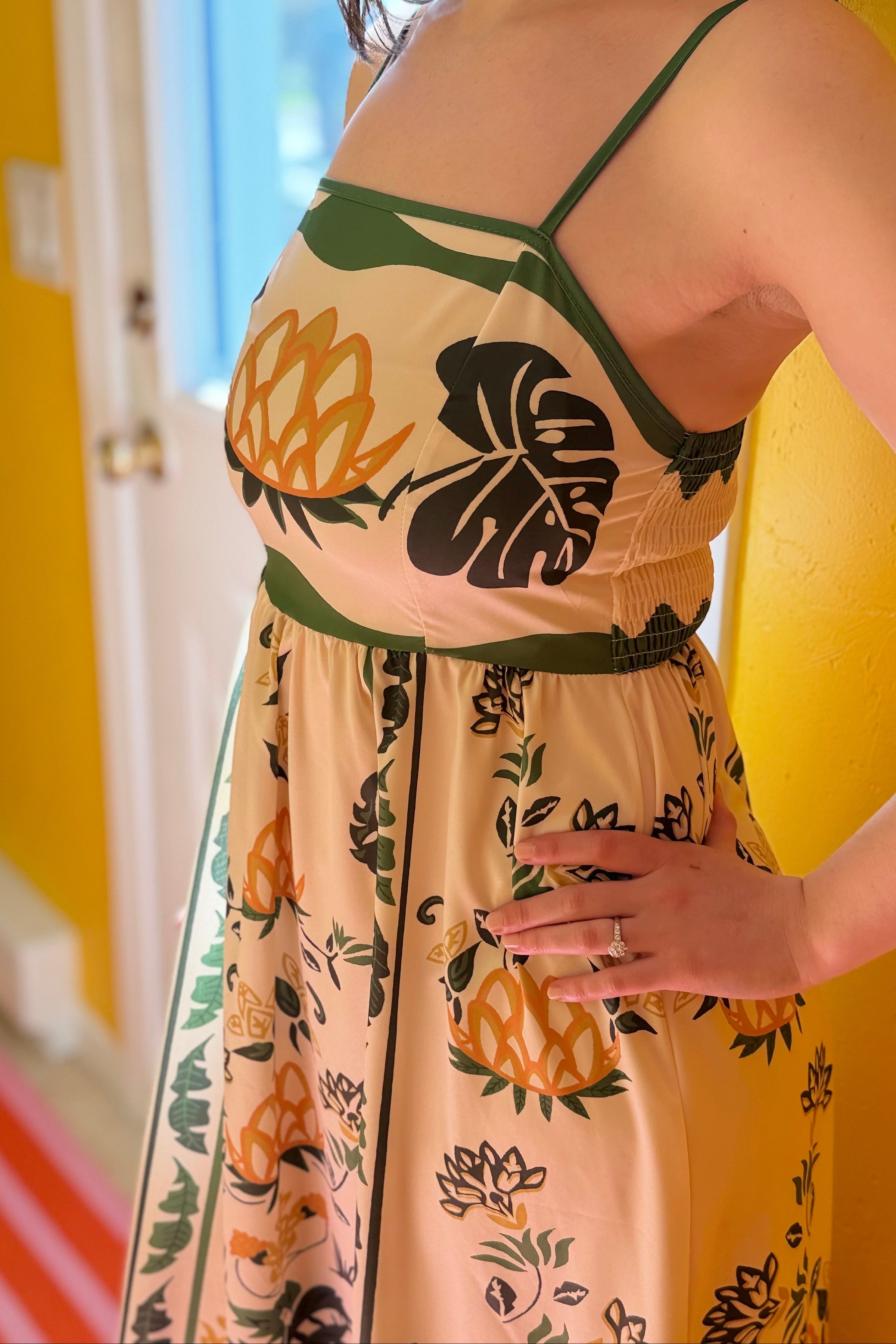 Summertime Maxi Dress - Yellow