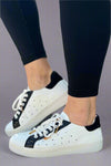 Shauna Sneaker - Black + White