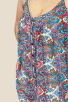 Button Down Jumpsuit Blue