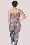 Button Down Jumpsuit Blue