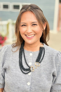Polished Rider Necklace – Black