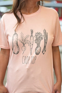 Gardening Tee - Peach